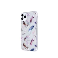   Ultra Trendy - Xiaomi Mi Note 10 / Mi Note 10 Pro / Mi CC9 Pro vékony szilikon tok (Madártoll mintás 1)