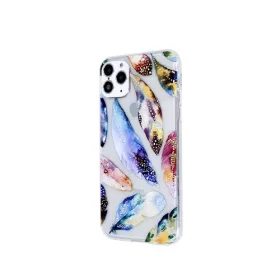   Ultra Trendy - Samsung A105 Galaxy A10 / M10 (2019) vékony szilikon tok (Madártoll mintás 2)