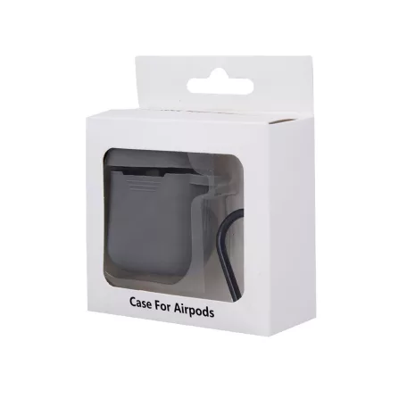 Apple AirPods 1 / 2 szilikon tok szürke