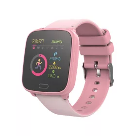   Forever IGO JW-100 okosóra Bluetooth 4.0 lépésszámlálóval, pulzusmérővel, pink