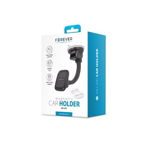 Forever MH-200 univerzális mágneses autós tartó szélvédőre