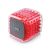 Forever BS-700 Bluetooth 5.0 ütésálló, vízálló IPX6 hangszóró, micro SD olvasóval, AUX, 5W piros