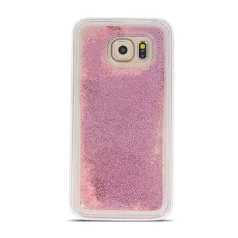   Liquid Pearl Glitter - Samsung A515 Galaxy A51 (2020) rozéarany szilikon tok
