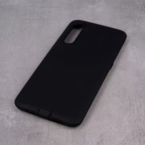 Defender Smooth - Apple iPhone XS Max (6.5) fekete ütésálló szilikon tok