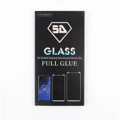   Samsung G980 Galaxy S20 (6.2) 5D hajlított előlapi üvegfólia fekete kerettel