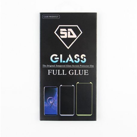Samsung G980 Galaxy S20 (6.2) 5D hajlított előlapi üvegfólia fekete kerettel