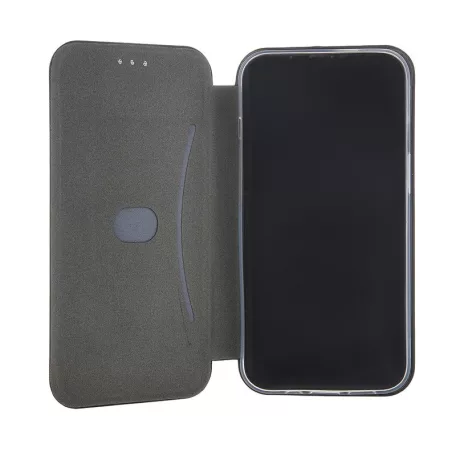 Forcell Elegance Huawei P40 Lite E oldalra nyíló mágneses könyv tok szilikon belsővel sötétzöld