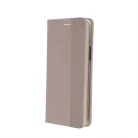 Smart Senso Xiaomi Redmi Note 9S / 9 Pro oldalra nyíló könyv tok szilikon belsővel arany