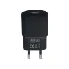 Forever TC-01 QC3.0 hálózati gyorstöltőfej USB csatlakozóval 3A fekete (18W)