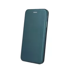   Forcell Elegance Apple iPhone 12 Mini 2020 (5.4) oldalra nyíló mágneses könyv tok szilikon belsővel sötétzöld