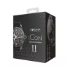 Forever AW-110 AMOLED ICON v2 okosóra Bluetooth 5.0 lépésszámlálóval, pulzusmérővel, alvásfigyeléssel fekete