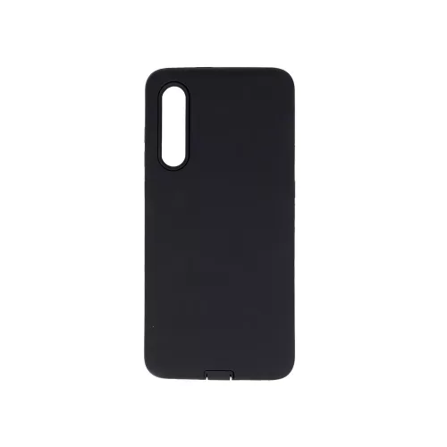 Defender Smooth - Apple iPhone 12 Mini 2020 (5.4) fekete ütésálló szilikon tok