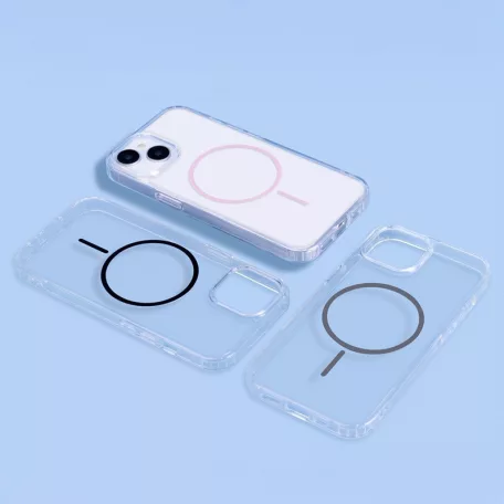 Anti - Shock Thin Mag Samsung S921 / S931 Galaxy S24 / S25 ütésálló, fekete TPU, PC tok