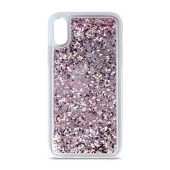   Liquid Sparkle Glitter - Samsung A525 / A526 / A528 Galaxy A52 4G / 5G / A52s (2020) lila szilikon tok