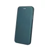 Forcell Elegance Xiaomi Redmi 9T / Poco M3 oldalra nyíló mágneses könyv tok szilikon belsővel sötétzöld