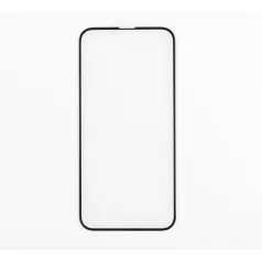   Apple iPhone 13 / 13 Pro / 14 (6.1) 5D hajlított előlapi üvegfólia fekete kerettel