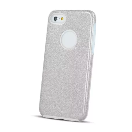 Glitter (3in1) - Apple iPhone 13 (6.1) ezüst szilikon tok