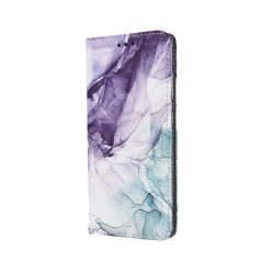   Smart Trendy - Apple iPhone 13 Pro (6.1) oldalra nyíló mágneses könyv tok szilikon belsővel (Marble 5)