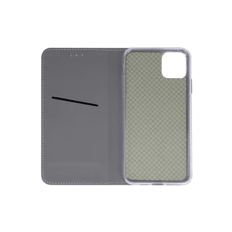 Smart Trendy - Apple iPhone 13 Pro (6.1) oldalra nyíló mágneses könyv tok szilikon belsővel (Marble 6)