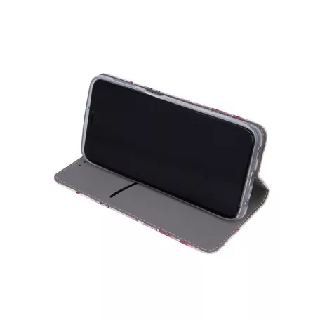 Smart Trendy - Apple iPhone 13 Pro (6.1) oldalra nyíló mágneses könyv tok szilikon belsővel (Marble 8)