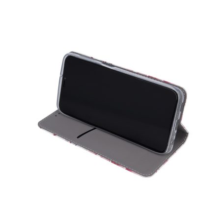 Smart Trendy - Apple iPhone 13 (6.1) oldalra nyíló mágneses könyv tok szilikon belsővel (Marble 9)