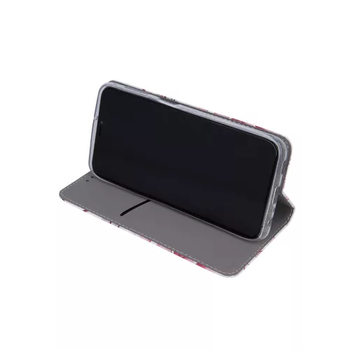 Smart Trendy - Apple iPhone 13 (6.1) oldalra nyíló mágneses könyv tok szilikon belsővel (Marble 9)