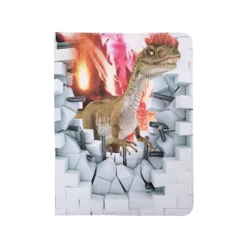 Univerzális 9-10" kinyitható tablet tok (Dinosaurus)