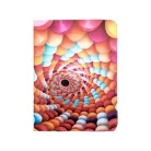 Univerzális 7-8" kinyitható tablet tok (Candy Spiral)