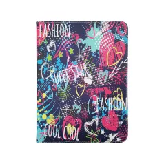   Univerzális 9-10" kinyitható tablet tok (Graffiti Girl)