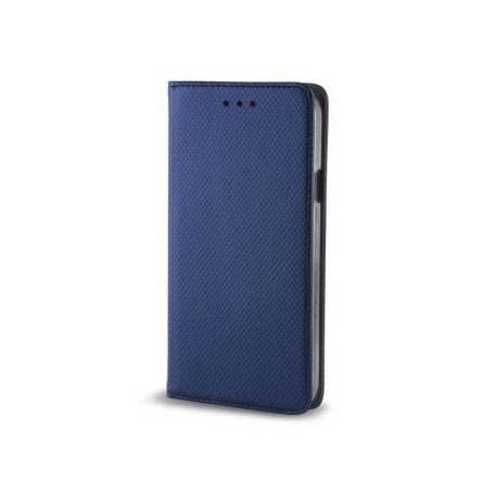 Smart magnet Samsung A336 Galaxy A33 5G oldalra nyíló mágneses könyv tok szilikon belsővel sötétkék