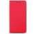 Smart magnet LG K52 oldalra nyíló mágneses könyv tok szilikon belsővel piros