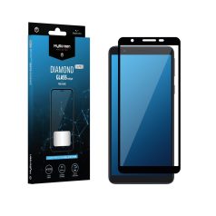   MyScreen Diamond Glass Lite edge - Samsung A125 Galaxy A12 teljes képernyős kijelzővédő üvegfólia fekete (9H)