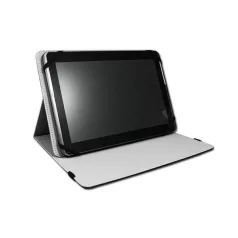 Univerzális 10" fekete oldalra nyitható tablet tok