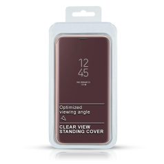   Clear View Apple iPhone 11 Pro (5.8) 2019 lila oldalra nyíló tükrös tok