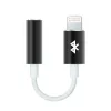 Lightning - 3,5 mm-es jack jack átalakító adapter fekete (SX-01)