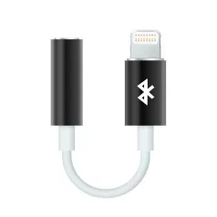   Lightning - 3,5 mm-es jack jack átalakító adapter fekete (SX-01)