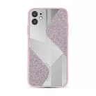 Mirallo tok - Apple iPhone 12 Mini 2020 (5.4) pink csillogó tok