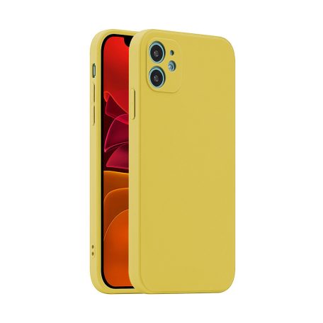 Fosca Samsung A715 Galaxy A71 (2020) sárga szilikon tok