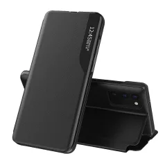   Smart Flip Cover Samsung G980 Galaxy S20 (6.2) oldalra nyíló okos tok fekete