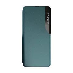   Smart Flip Cover Samsung G985 Galaxy S20 Plus (6.7) oldalra nyíló okos tok zöld