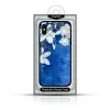 3D Virágmintás tok - Apple iPhone 12 Mini 2020 (5.4) szilikon tok kék