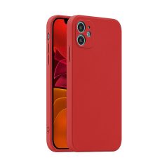 Fosca Apple iPhone 12 Pro Max 2020 (6.7) piros szilikon tok