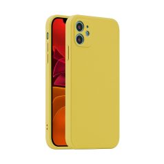 Fosca Apple iPhone 12 Mini 2020 (5.4) sárga szilikon tok