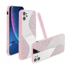 Mirallo tok - Samsung A125 Galaxy A12 pink csillogó tok