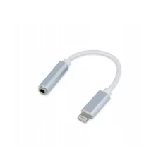Lightning - 3,5 mm-es jack jack átalakító adapter ezüst