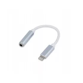 Lightning - 3,5 mm-es jack jack átalakító adapter ezüst