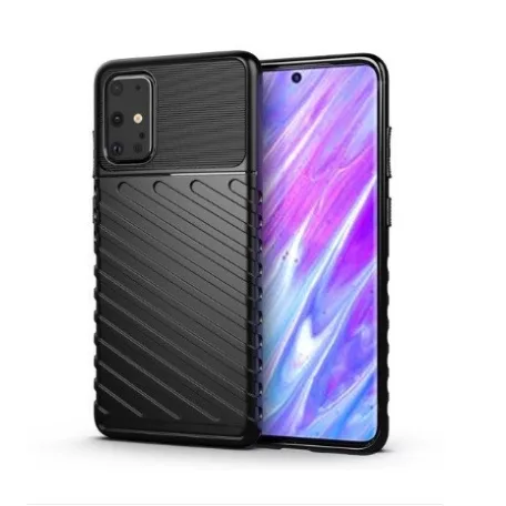 Thunder Samsung A715 Galaxy A71 (2020) ütésálló szilikon tok fekete
