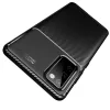 Xiaomi Mi 10T / Mi 10T Pro 5G Carbon Fiber ütésálló szilikon tok kék