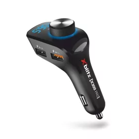   Xblitz X300 bluetooth BT4.2 autós kihangosító/FM transzmitter, MicroSD, 3X USB, Quickcharge 3.0