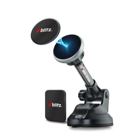 Xblitz G250 fekete nanopados, teleszkópos, mágneses univerzális autós tartó szellőzőre, szélvédőre